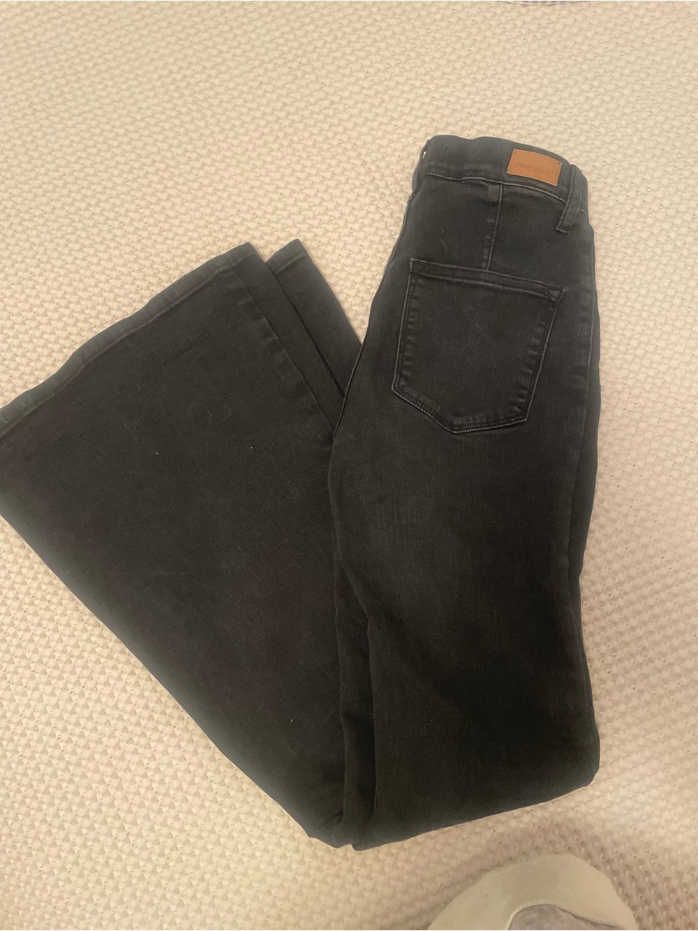 Judy Blue Black Flare Wide-Leg Jeans